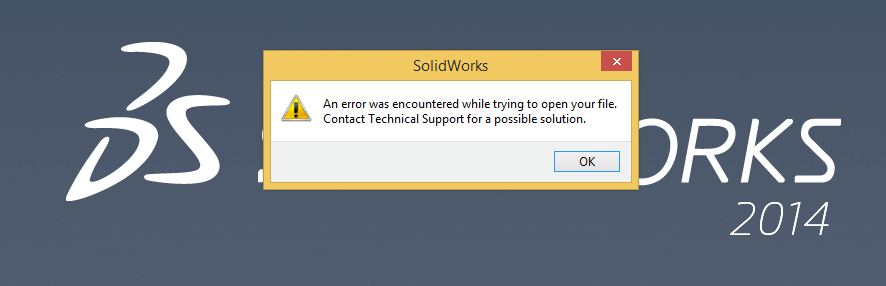 error message
