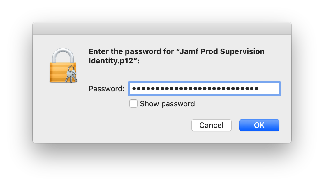 jamf pro default password