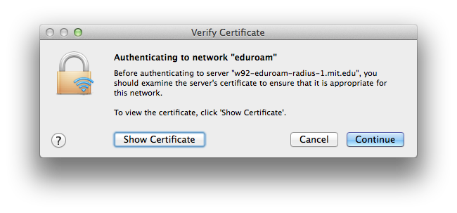 Verify certificate