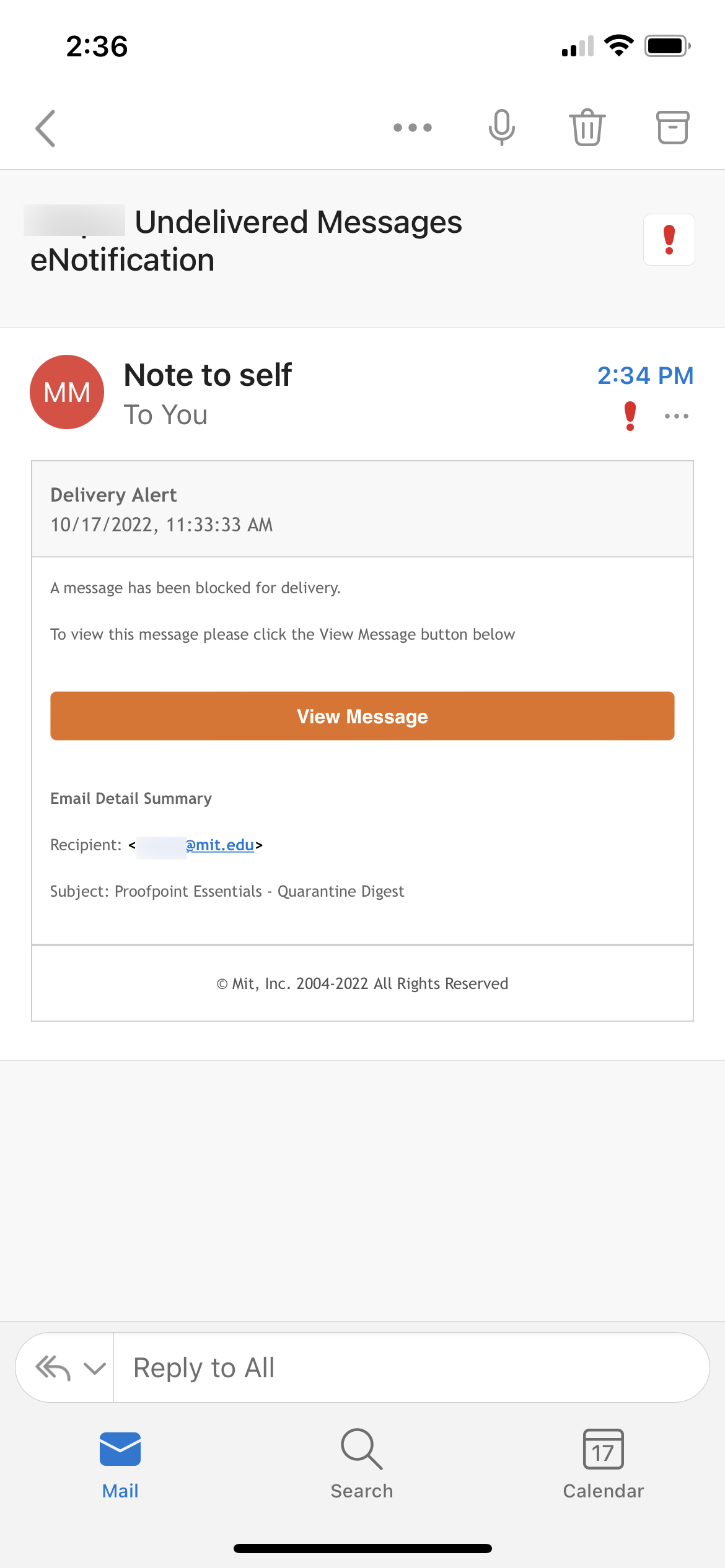sample phishing email 4